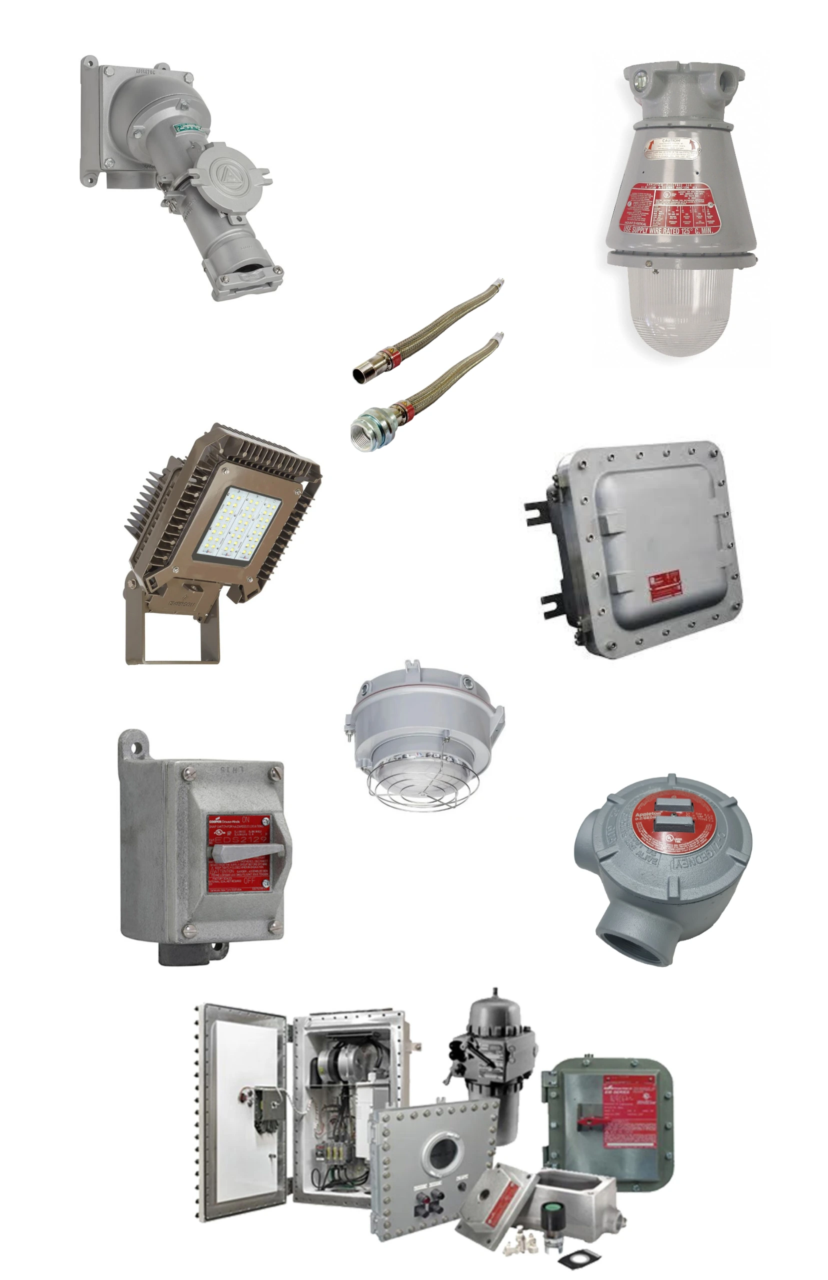 Equipos Explotion Proof Collage